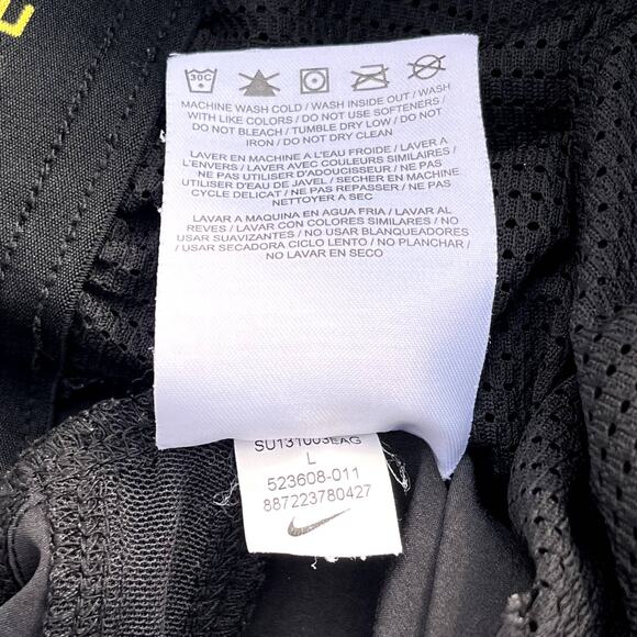 Nike Live Strong Vented Pull On Drawstring Pocket Shorts Mens L Lightweight - Picture 5 of 5